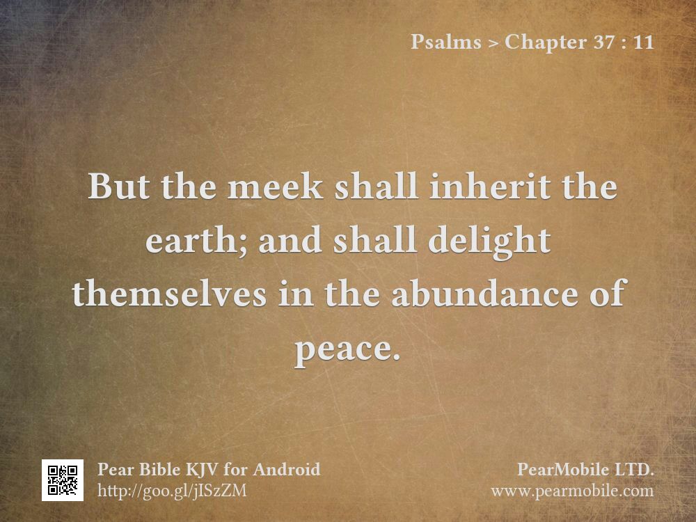 Psalms, Chapter 37:11